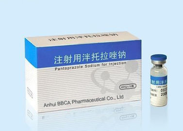 Sodio farmacéutico de Pantoprazole del grado usado para la úlcera duodenal de la inyección
