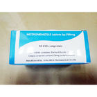 Metronidazole Tablet White tabelt  250mg 500mg C6H9N3O3 Registration and OEM