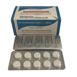 La tableta blanca GMP del magnesio de Metronidazole 500 certificó para los adultos/los niños