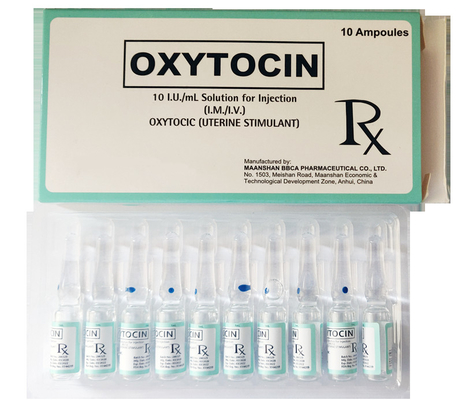 Líquido descolorido y claro de la medicina ginecológica de la inyección de la oxitocina